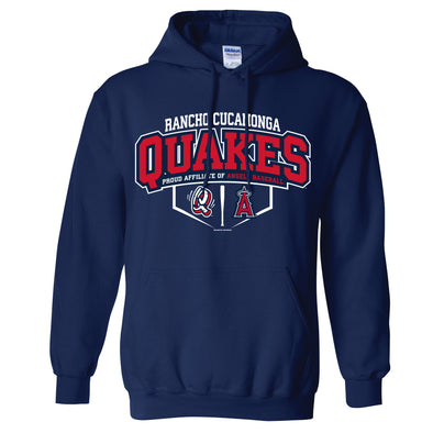 Rancho Cucamonga Quakes Tee - Quakes x LA Angels Affiliate Hoodie